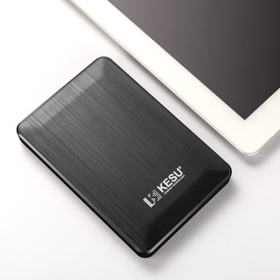 科硕（KESU）1TB 移动硬盘USB3.0双盘备份K2518-时尚黑 2.5英寸